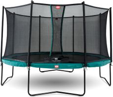 Батут Berg Champion Regular 430 Green + защитная сетка Comfort, нагрузка до 120 кг